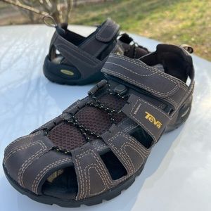 TEVA Forebay Fisherman Men's Sport Hiking Sandals Shoc Pad Walking Shoe Size 9